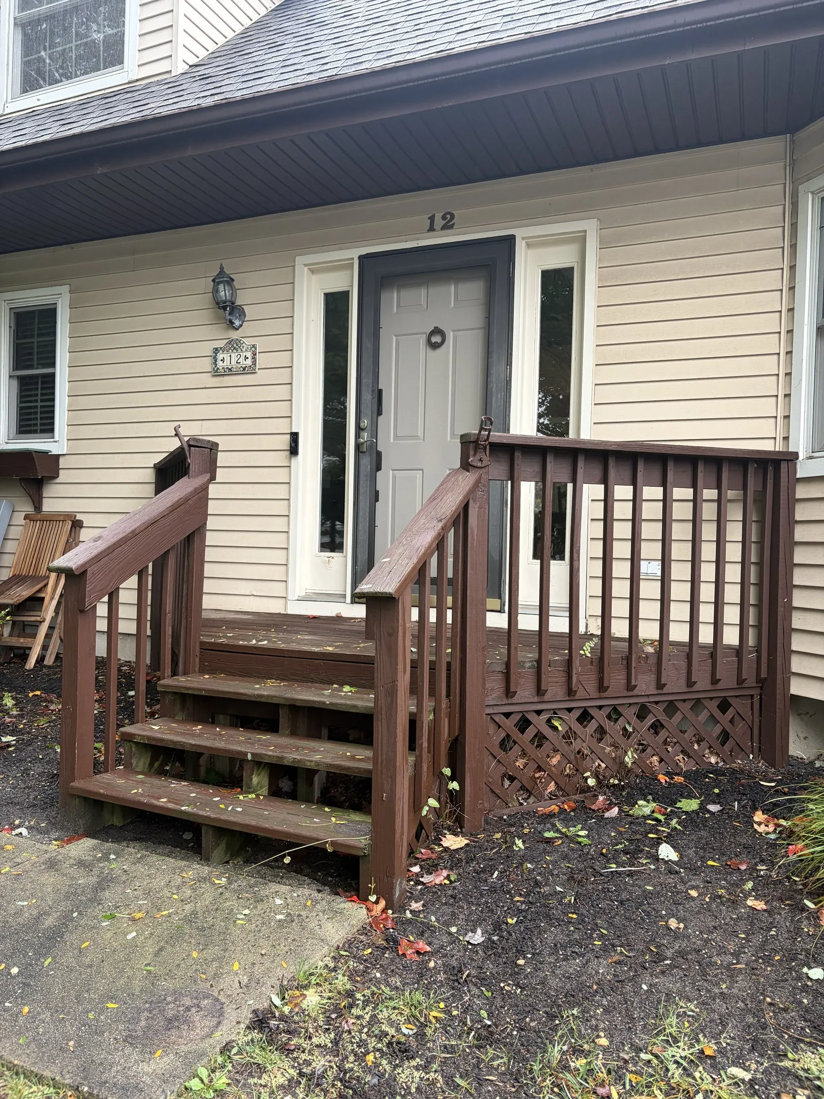 Outdoor Entry Renovation — before